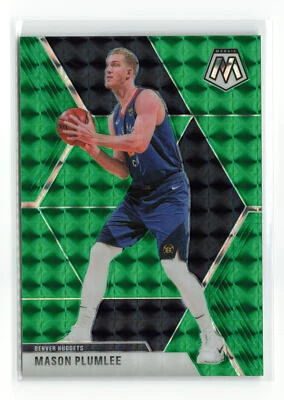MASON PLUMLEE #3 2019-20 PANINI MOSAIC NUGGETS GREEN - Image 1 of 2
