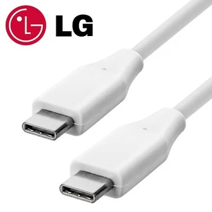 Fast Charger Cable Data Power Cord Double USB-C - Original LG - Picture 1 of 1