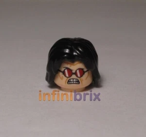 Lego Doc Ock Head + Hair piece from set 6873 Super Heroes Minifigure NEW - Picture 1 of 2