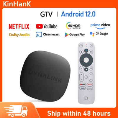 TV BOX 4K @ 60 Hz HD Streaming Media Player Certified Google TV - Image 1 of 4