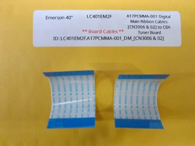 Cables de cinta principal digitales Emerson LC401EM2F A17PCMMA-001 [CN3006 y 02] a CBA Foto 1 de 3