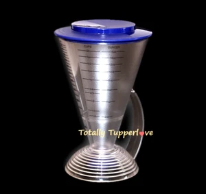 Jarra de cono de medición Tupperware con cubierta 2 tazas azul vintage en excelente condición ❤️ - Imagen 1 de 2