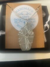 Sea Glass Necklace, Brand New In Box