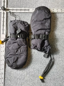 Burton Toast Vented Men’s Mittens Size Medium Black Individual Fingers Slots - Picture 1 of 4