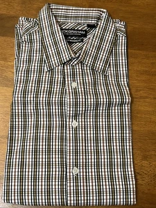 Nick Graham Herren XL Modern Fit Langarm T-Shirt kariert - Bild 1 von 6