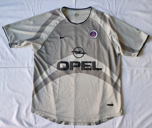 MAGLIA CALCIO VINTAGE PARIS SAINT GERMAIN 2001/02 NIKE #7 ALEX - Foto 1 di 13