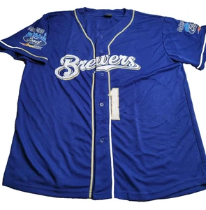 Camiseta de béisbol para hombre Coyote Stadium Promotions Brewers XL azul - Imagen 1 de 5