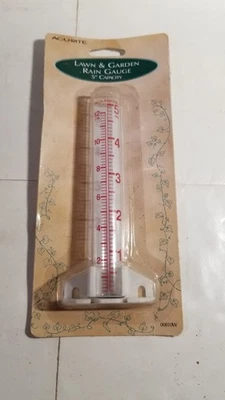 Pluviómetro de vidrio AcuRite 00810 5 pulgadas nuevo Foto 1 de 2