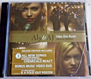 NEW SEALED 2006 ALY & AJ INTO THE RUSH DELUXE EDITION CD & DVD SET - Bild 1 von 2
