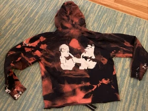 Vintage Sigur Ros Tour Hoodie * Medium * Distressed Thrashed - Picture 1 of 11