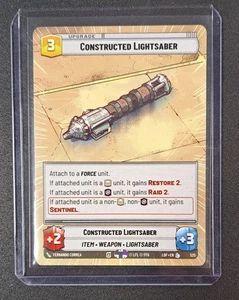 Konstruiertes Lichtschwert (Regular Hyperspace) Star Wars Unlimited: LOF 525 - Bild 1 von 2