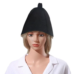 Thermal Wool Felt Sauna Hat Hair Safety and Comfort in the Heat - Picture 1 of 10