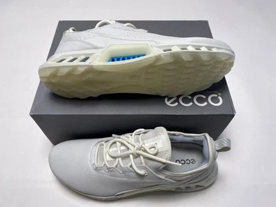 ECCO Golf Biom C4 Golf Shoes White Blue Women's SZ 10 (130903 01007) - Image 1 of 4