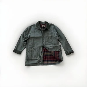 Men's Vintage LL Bean Green Blanket Lined Barn Jacket. Size XL - Picture 1 of 5