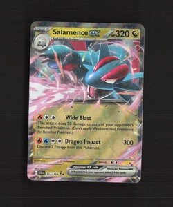 Salamence ex 114/159 Journey Together Ultra Rare Holo Pokemon Card LP+ - Picture 1 of 10