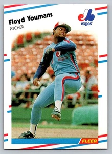 1988 Fleer #201 Floyd Youmans Montreal Expos - Picture 1 of 2