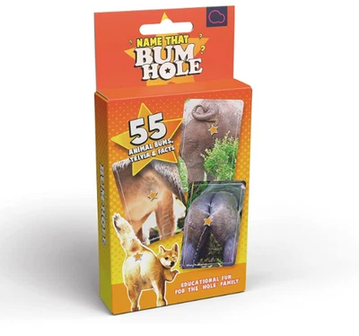 Bubblegum Stuff - Name That Bumhole: Family Animal Trivia Game for Ages 8+