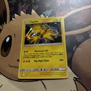 Zapdos 24/68 Holo Rare Hidden Fates English Pokemon NEW - Picture 1 of 2