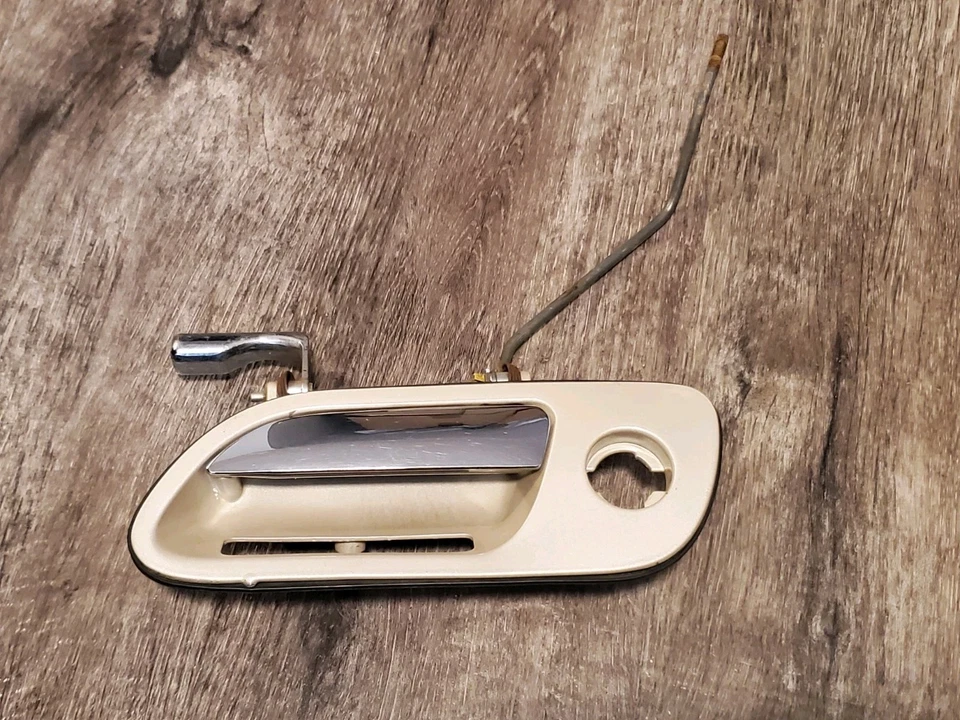 1992-2002 Lincoln Continental  Driver LH Front Door Handle HC Ivory Parchment Foto 1 de 4