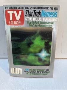 TV Guide - Back Issue Star Trek Nemesis Dec 7 2002 Special Cover - Picture 1 of 4