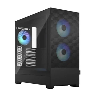 Fractal Design Pop Air Blk ATX Mid Tower Case High-Airflow Clear Tempered Glass - Picture 1 of 8