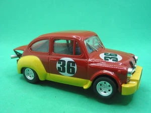 REPROTEC ABARTH 1000 ROSSO/GIALLO #36 OTTIMA SLOT CAR 1/32 SENZA SCATOLA - Foto 1 di 4
