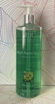 SBC - Witch Hazel & Zinc - Skincare Gel - 500ml Pump Bottle - Brand New - Image 1 of 2