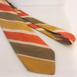 #1652 Strouss Hirshberg striped necktie VINTAGE - Picture 1 of 5