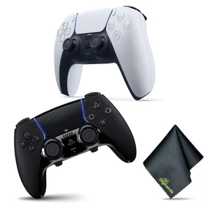 Sony PS5 DualSense Edge Wireless Controller - BLACK + White V2 (2024 Model) - Picture 1 of 7