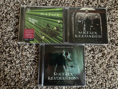 MATRIX + MATRIX RELOADED (2cd) + MATRIX REVOLUTIONS (2cd) Don Davis LIMITED OOP Foto 1 de 4