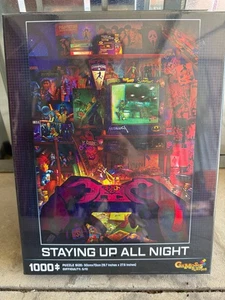Gamosis Puzzles "Staying Up All Night" puzzle retrò anni 80 e 90 puzzle cultura pop - Foto 1 di 1
