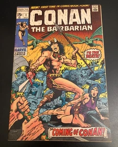 CONAN DER BARBAR #1 (1970) **Schlüsselausgabe!** Sehr schön! Super hell & bunt! - Bild 1 von 9