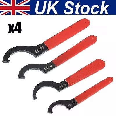 Universal Coil Over Wrench Shock Spanner Adjustable C Shape Wrenches Pack of 4~ - Image 1 of 4