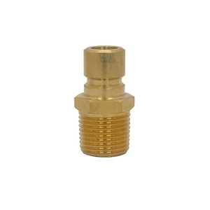 Schnelltrennform Kühlmittelstecker 3/8” Gehäuse x 3/8” Stecker NPT Messing - Bild 1 von 8