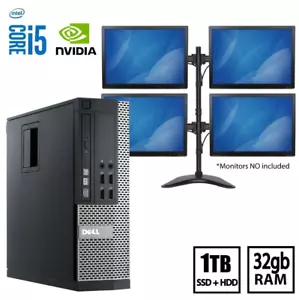DELL TRADING COMPUTER NVIDIA 4k 4M 32GB RAM 1TB SSD+HDD W11 PRO AUSVERKAUF - Bild 1 von 4