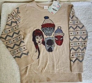 Boy's Large Disney 100 years anniv Marvel Christmas Sweater Target Exclusive NEW - Picture 1 of 3