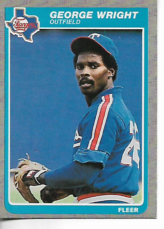 1985 Fleer George Wright Card - Image 1 of 1