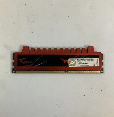 G.Skill 8GB RAM (2x4GB) PC3-10666 F3-10666CL9D-8GBRL Q4C - Image 1 of 4