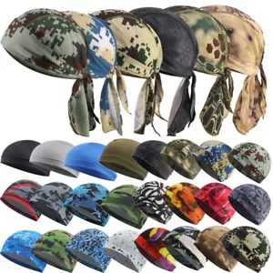 Bandana Hats Headwrap Kopftuch Piratentuch Biker Caps Durag Doo Rag Headwears T - Bild 1 von 61