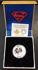 2014 $15 Fine Silver Coin from Canada! SUPERMAN #419 Action Comics! Box & COA!
