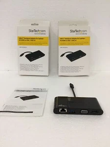 2x NUEVO Adaptador Startech DKT30CHV USB-C Multipuerto Para Laptop 4K con Hoja Manual - Imagen 1 de 19