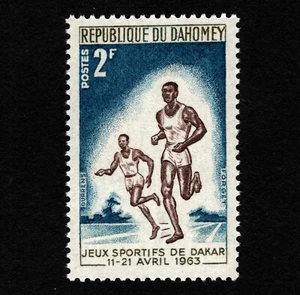 OPC 1963 Dahomey 2f Runners Sc#174 MNH - Picture 1 of 1