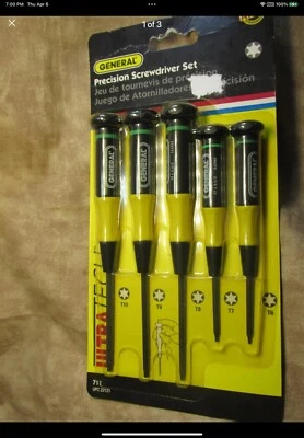 General Tools Precision Torx Screwdriver Set - NOS - Image 1 of 4