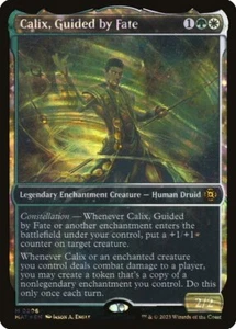 [MTG] Calix, Guided by Fate (Halo Foil) (Showcase) (0206) (MAT) NM - Picture 1 of 1