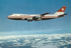Boeing 747-B Jumbo Jet - Swissair - Photoglob Zürich Ende 60er Jahre  - Bild 1 von 2