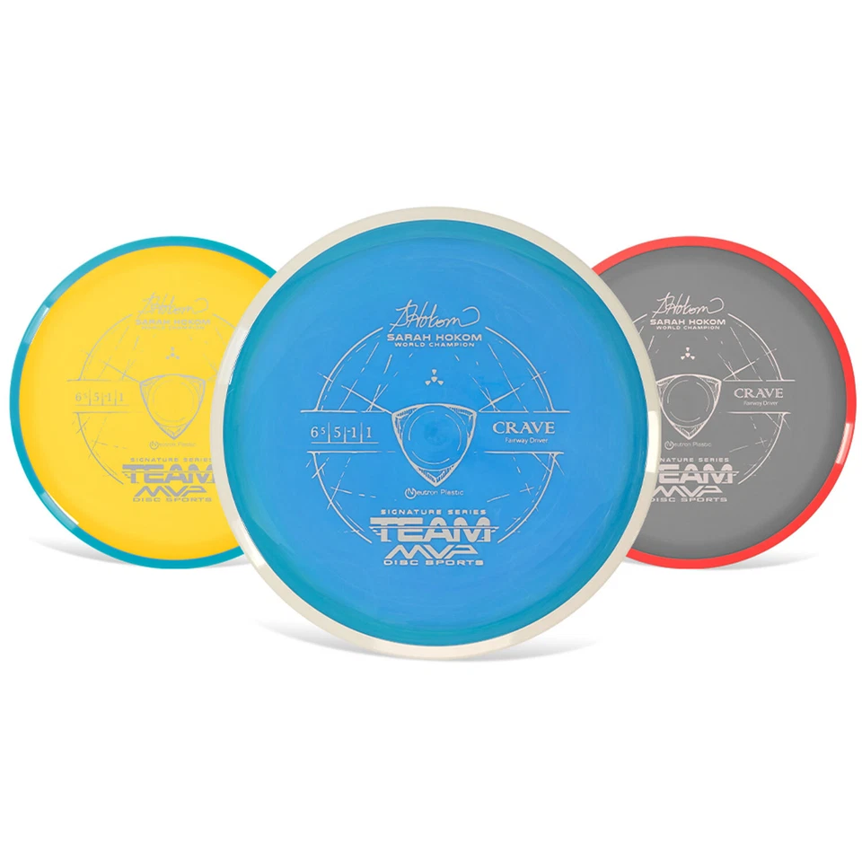 Axiom Disc Golf Sarah Hokom Neutron Crave Fairway Driver 6.5/5/-1/1 Choose Exact - Image 1 of 1
