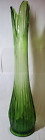 LE Smith MCM Vase, broken column, green, floor vase, swung, broken column ~24.5 