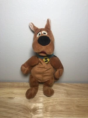 Juguete de peluche vintage Scooby Doo 10" WB Store 1997 Hanna Barbera raro Foto 1 de 4