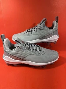 NEW UA Harper 7 Elite TPU Baseball Cleats Grey White 3025585-102 Men’s Size 13 - Picture 1 of 13