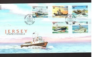 Jersey 2002 Ships Boats FDC cover stamps - Picture 1 of 1
